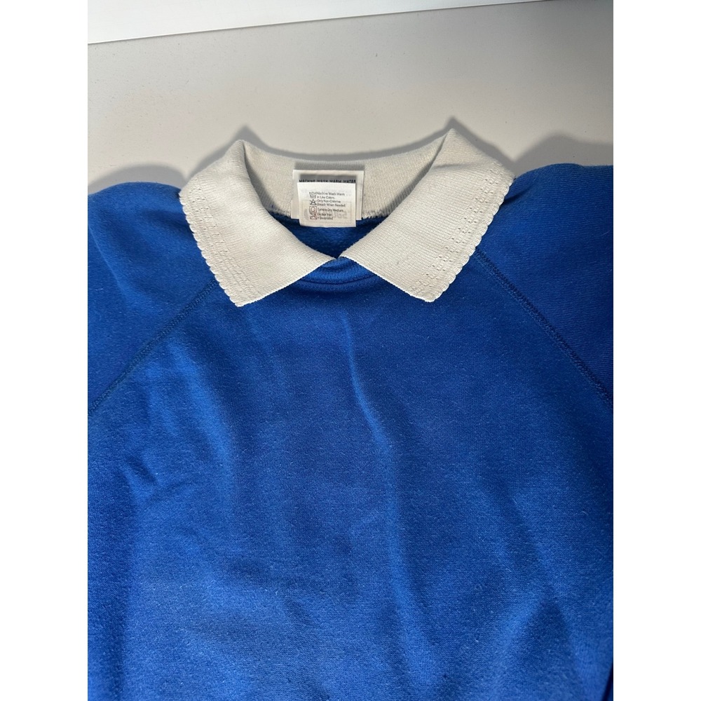 Vintage Morning Sun Hanes Sweatshirt XL Blue Victorian Graphic Made in USA